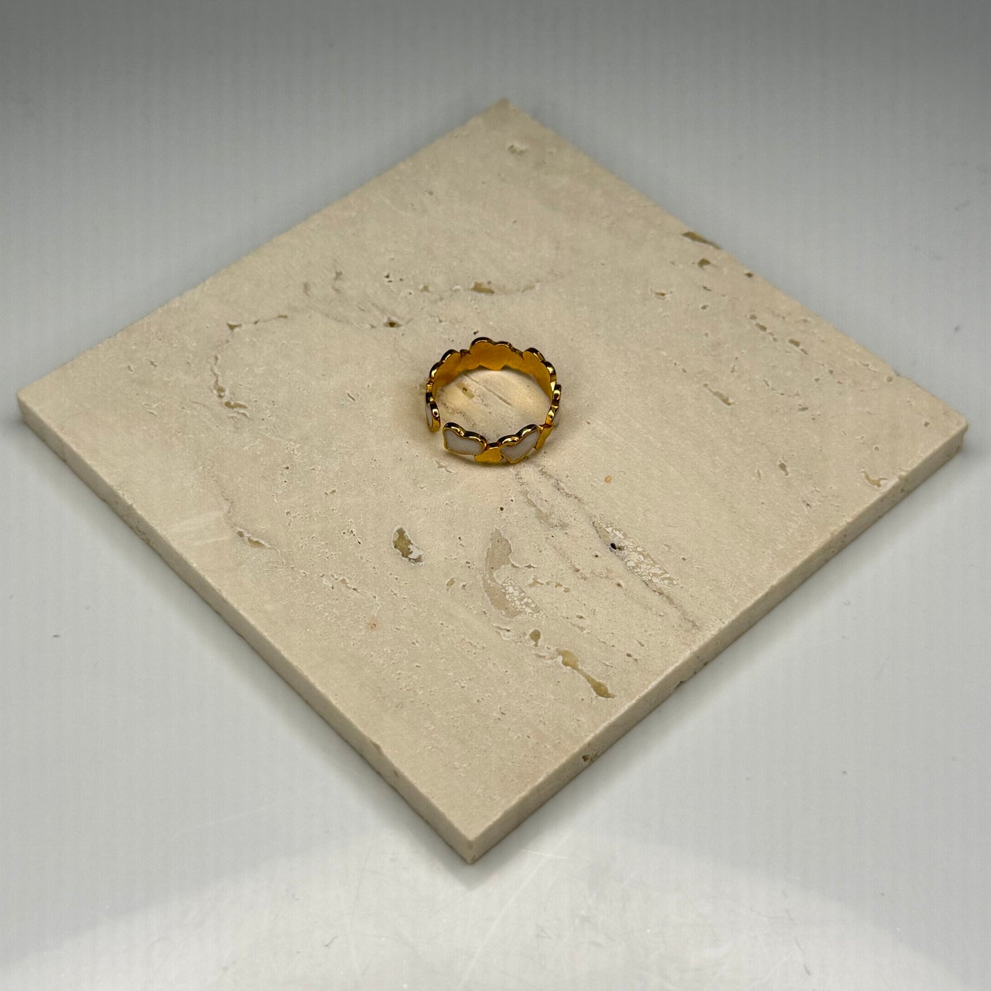 Pearl Heart Band - Gold Plated - DEAL OF THE DAY