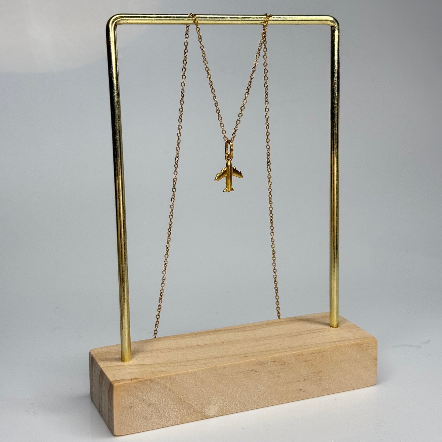 Golden Plane Pendant – Gold Plated - DEAL OF THE DAY