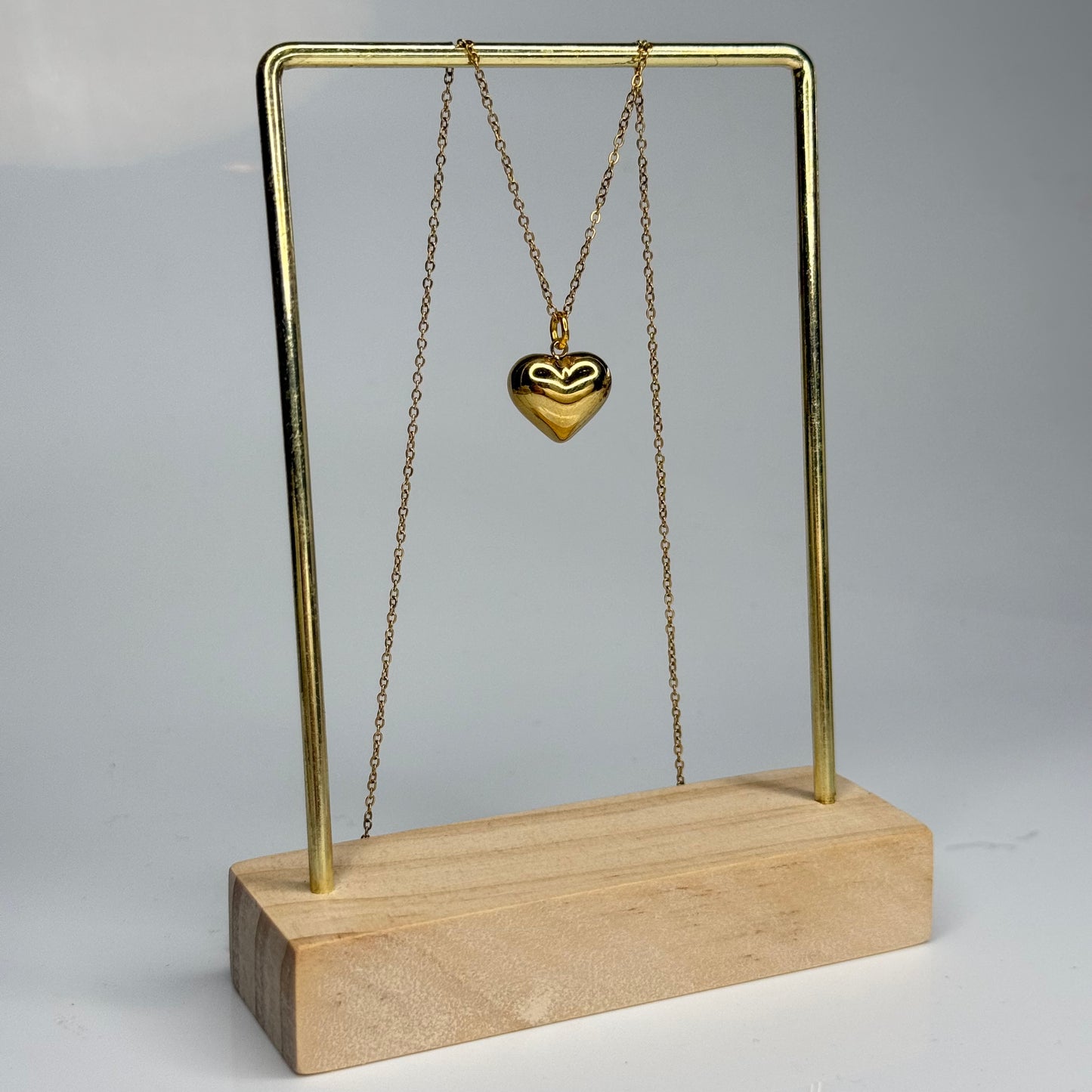 Glossy Love Pendant – Gold Plated - DEAL OF THE DAY