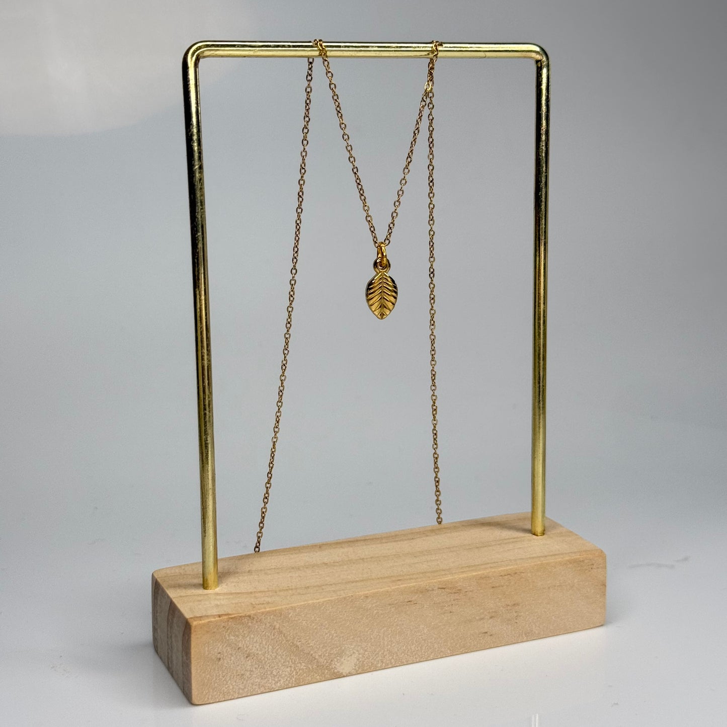 Golden Leaf Pendant – Gold Plated - DEAL OF THE DAY