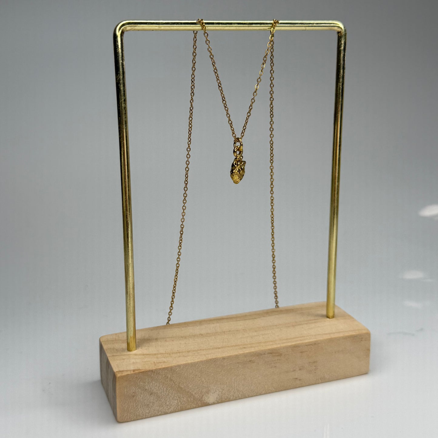 Anatomical Heart Pendant – Gold Plated - DEAL OF THE DAY