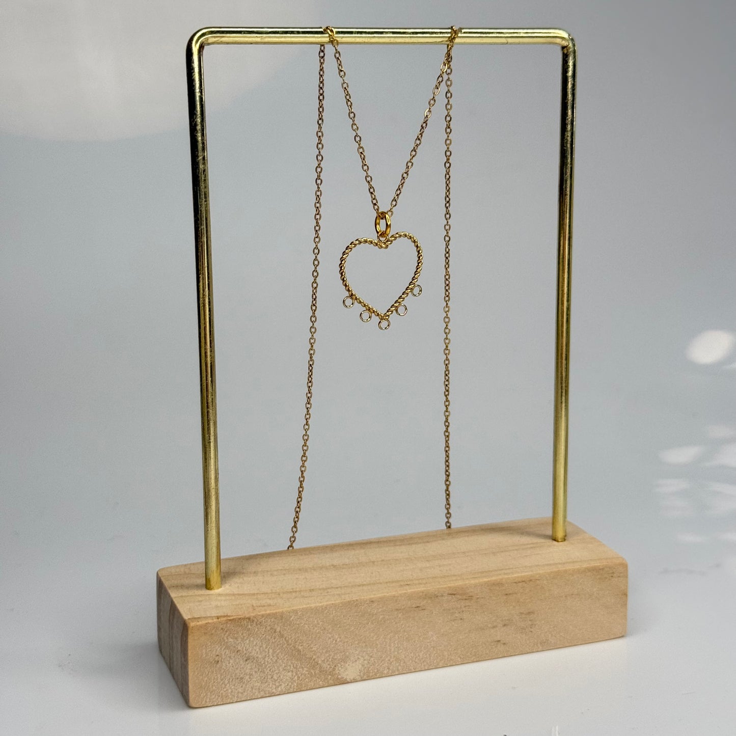 Dangle Heart Pendant – Gold Plated - DEAL OF THE DAY