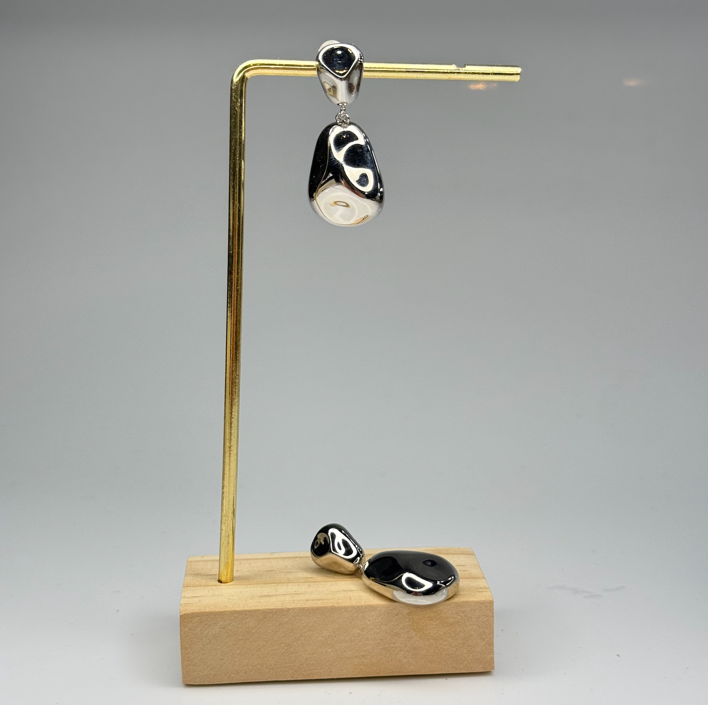 Molten Nugget Drops Earrings – Gold Plated - DEAL OF THE DAY