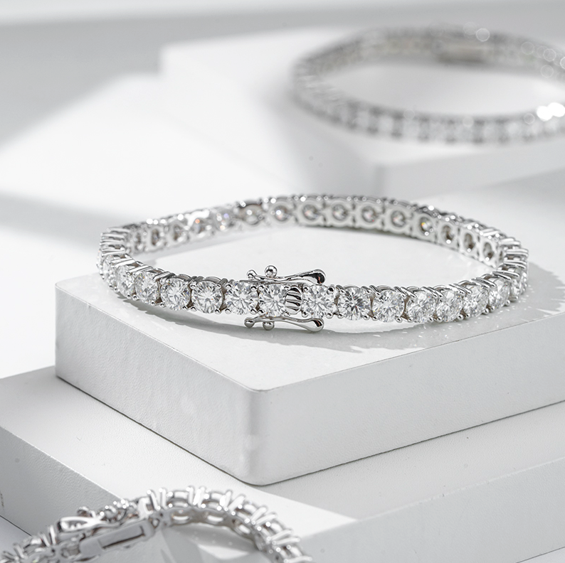 VVS1 Moissanite 5mm Tennis Bracelet