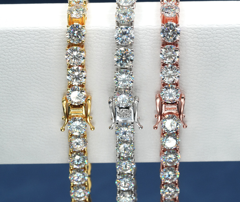 VVS1 Moissanite 5mm Tennis Chain