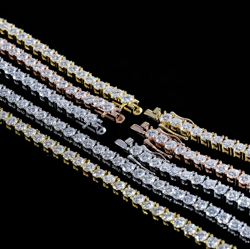 VVS1 Moissanite 5mm Tennis Chain