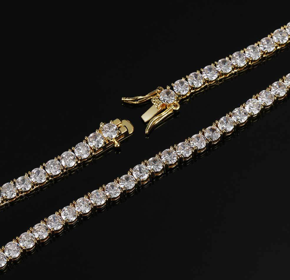 VVS1 Moissanite 6.5mm Tennis Chain
