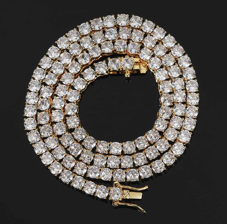VVS1 Moissanite 6.5mm Tennis Chain