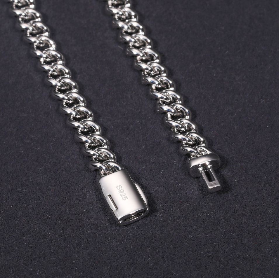 VVS1 Moissanite 6mm Cuban Link Chain & Bracelet