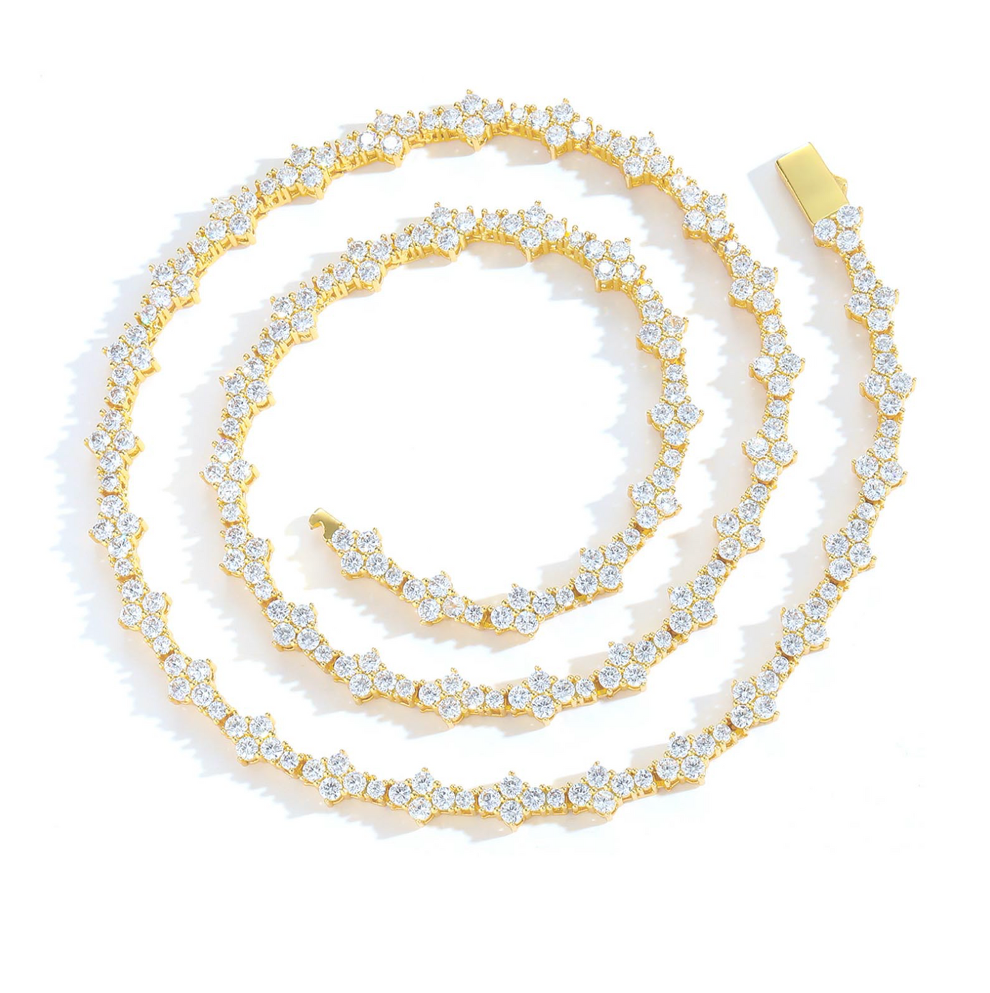 5A+ CZ 7mm Plum Shape Tennis Chain & Bracelet