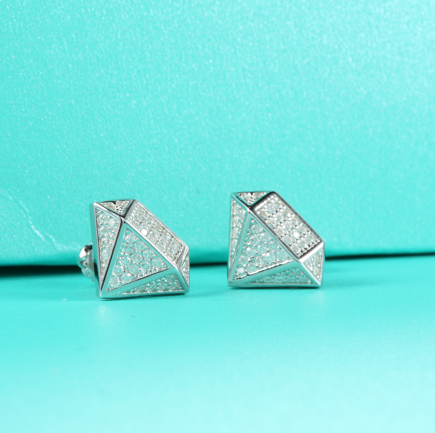 VVS1 Moissanite Diamond Shape Earrings