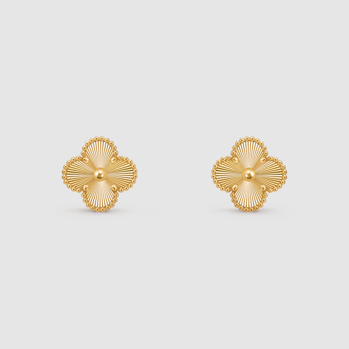 CNC Four Leaf Clover Earrings