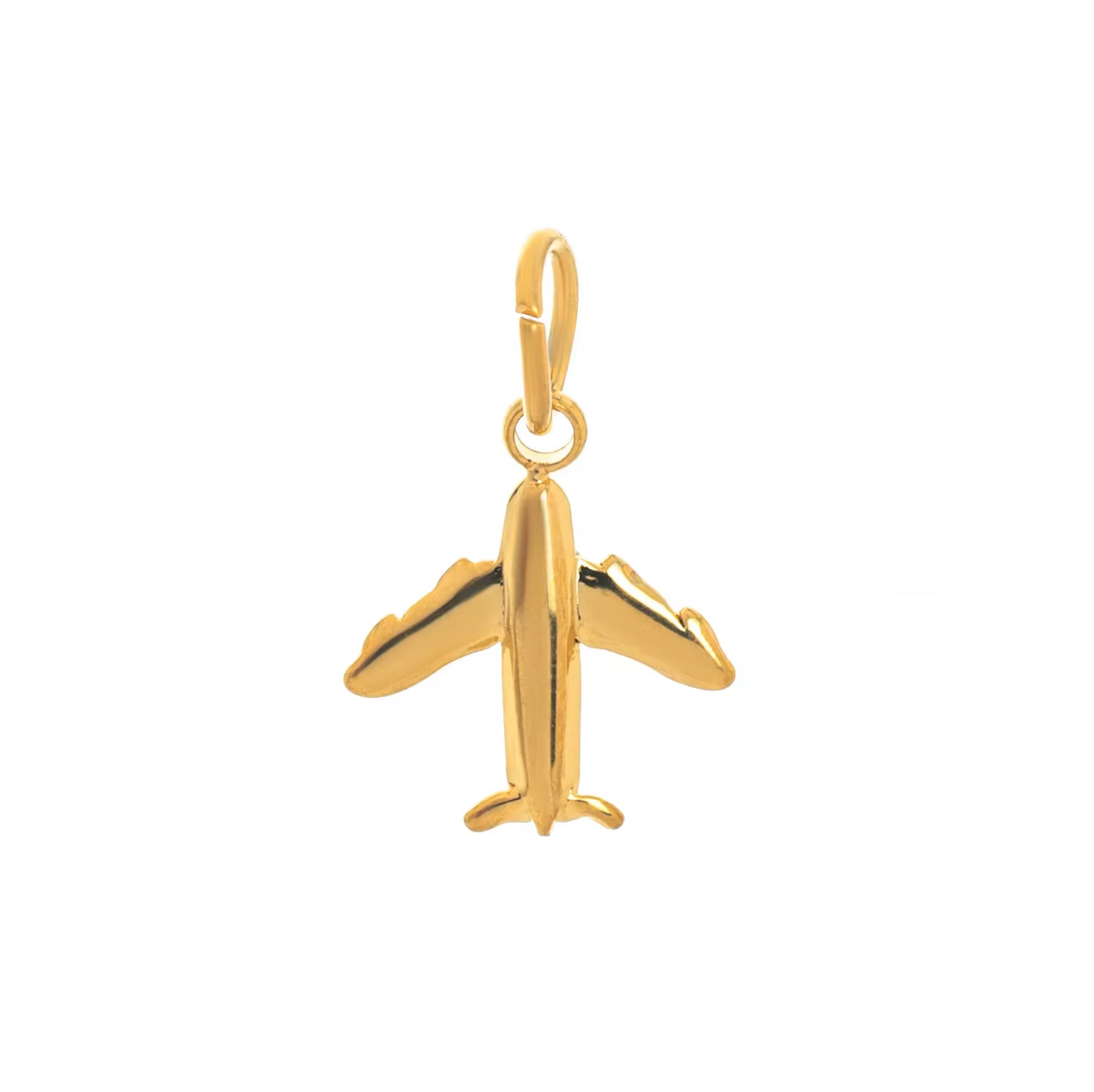 Plane Pendant - Gold Plated
