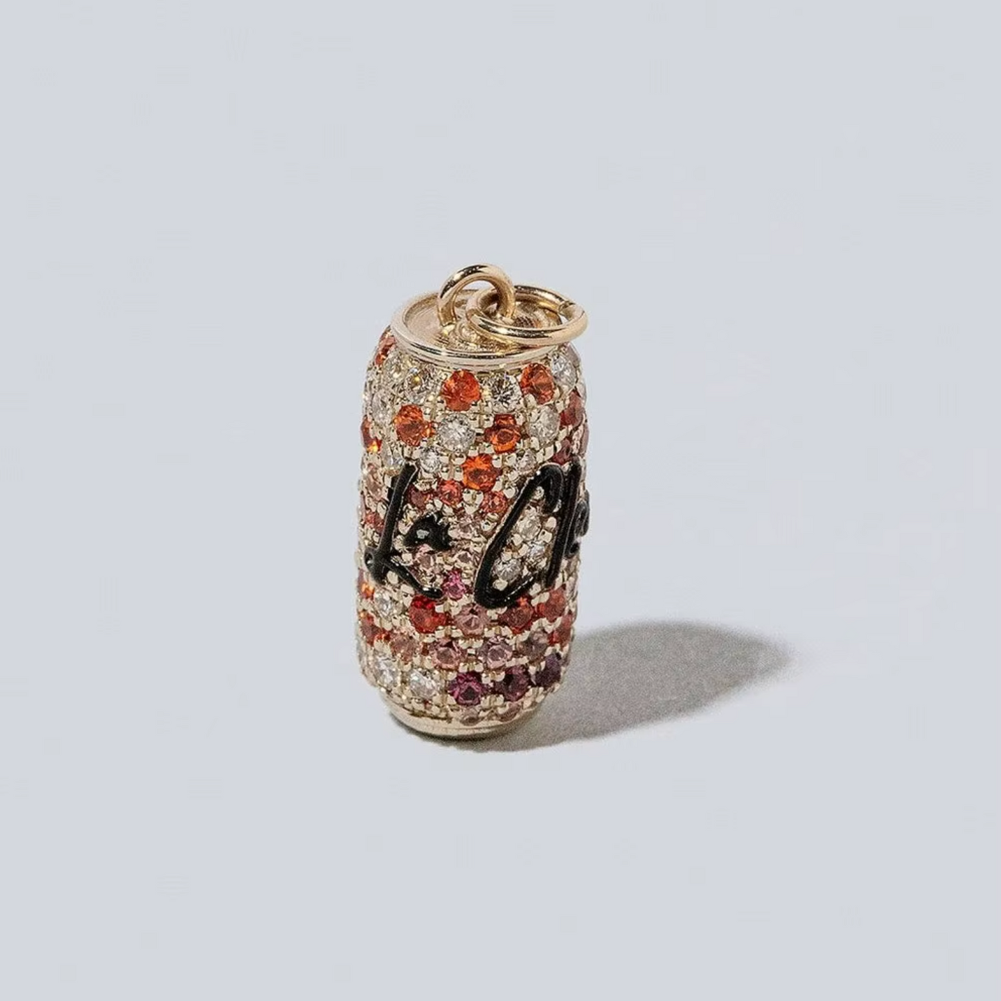 5A+ CZ Coke Pendant - Gold Plated