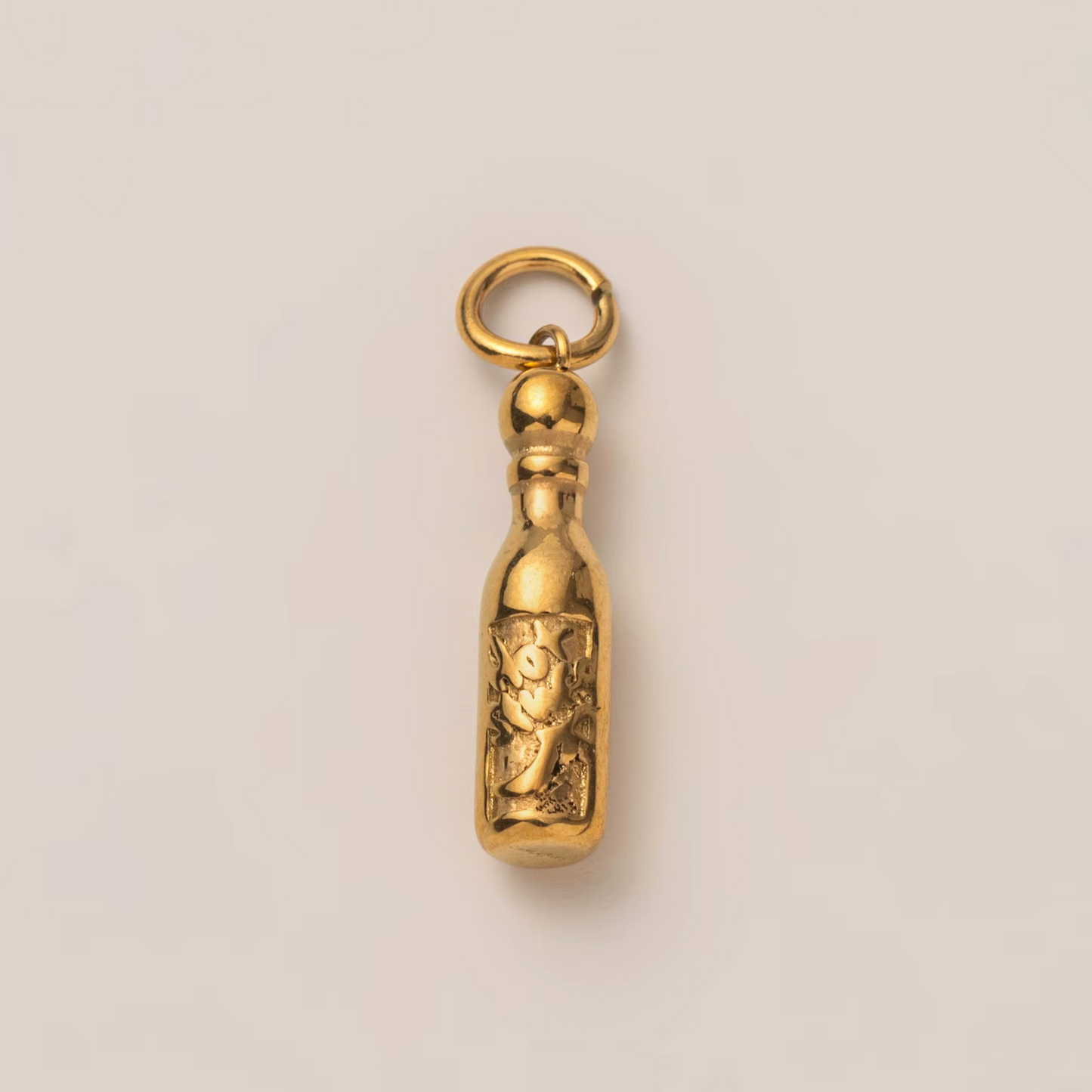 Hot Sauce Pendant - Gold Plated