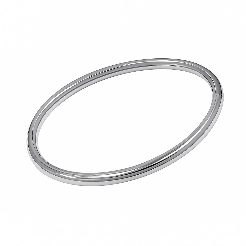 Simple Cuff Bangle Bracelet – Gold Plated