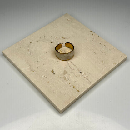 Shell Wide Band - Gold Plated - DEAL OF THE DAY