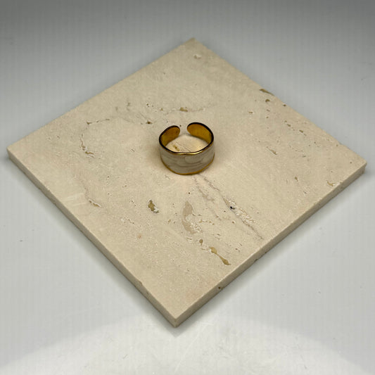 Shell Wide Band - Gold Plated - DEAL OF THE DAY