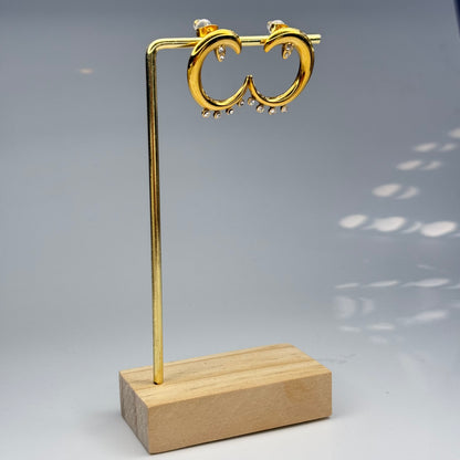 Moon Ripple Earrings – Gold Plated - DEAL OF THE DAY