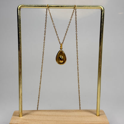 Golden Avocado Pendant – Gold Plated - DEAL OF THE DAY