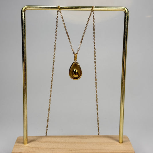 Golden Avocado Pendant – Gold Plated - DEAL OF THE DAY