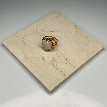 Carved Heart Ring - Gold Plated - DEAL OF THE DAY
