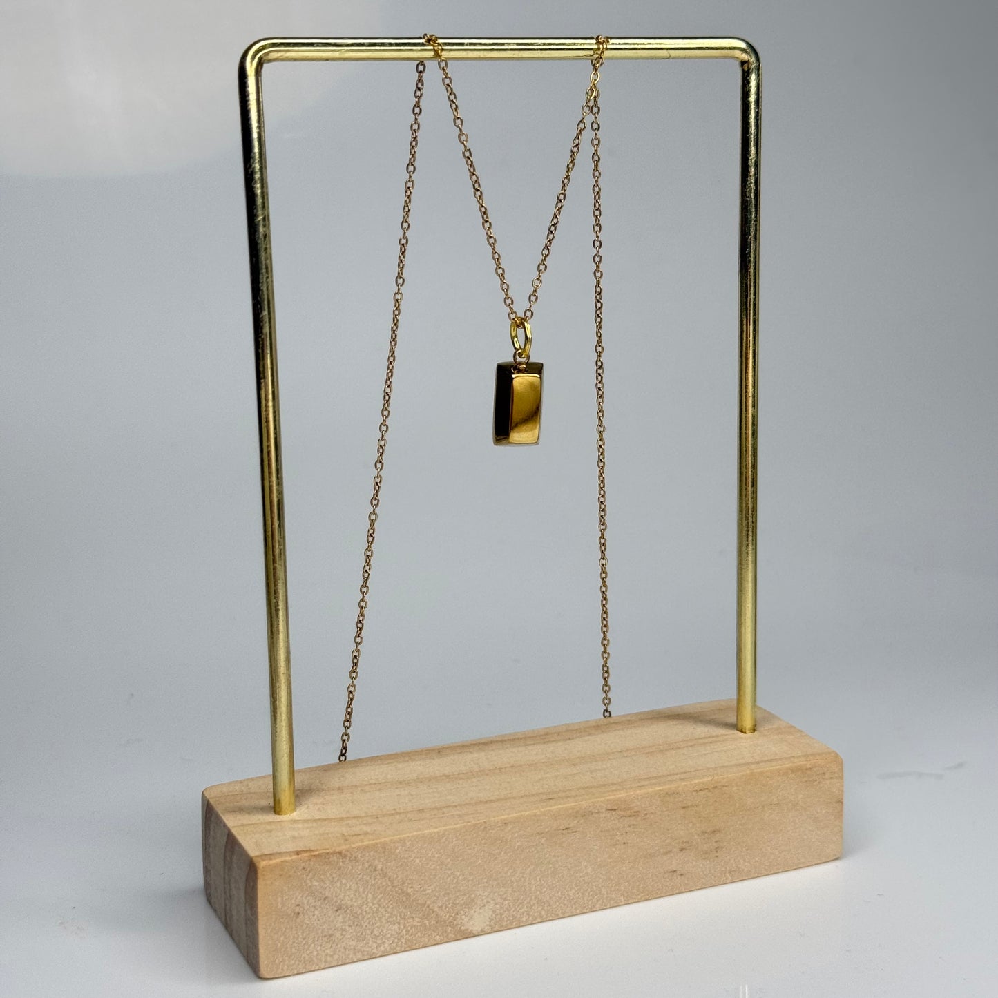 Gold Bar Pendant – Gold Plated - DEAL OF THE DAY