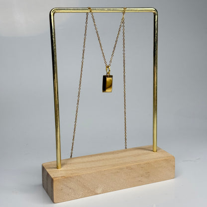 Gold Bar Pendant – Gold Plated - DEAL OF THE DAY