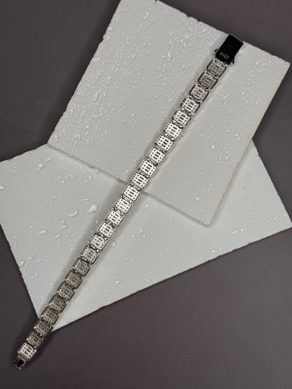 VVS1 Moissanite 9mm Baguette & Rounded Bracelet - DEAL OF THE DAY