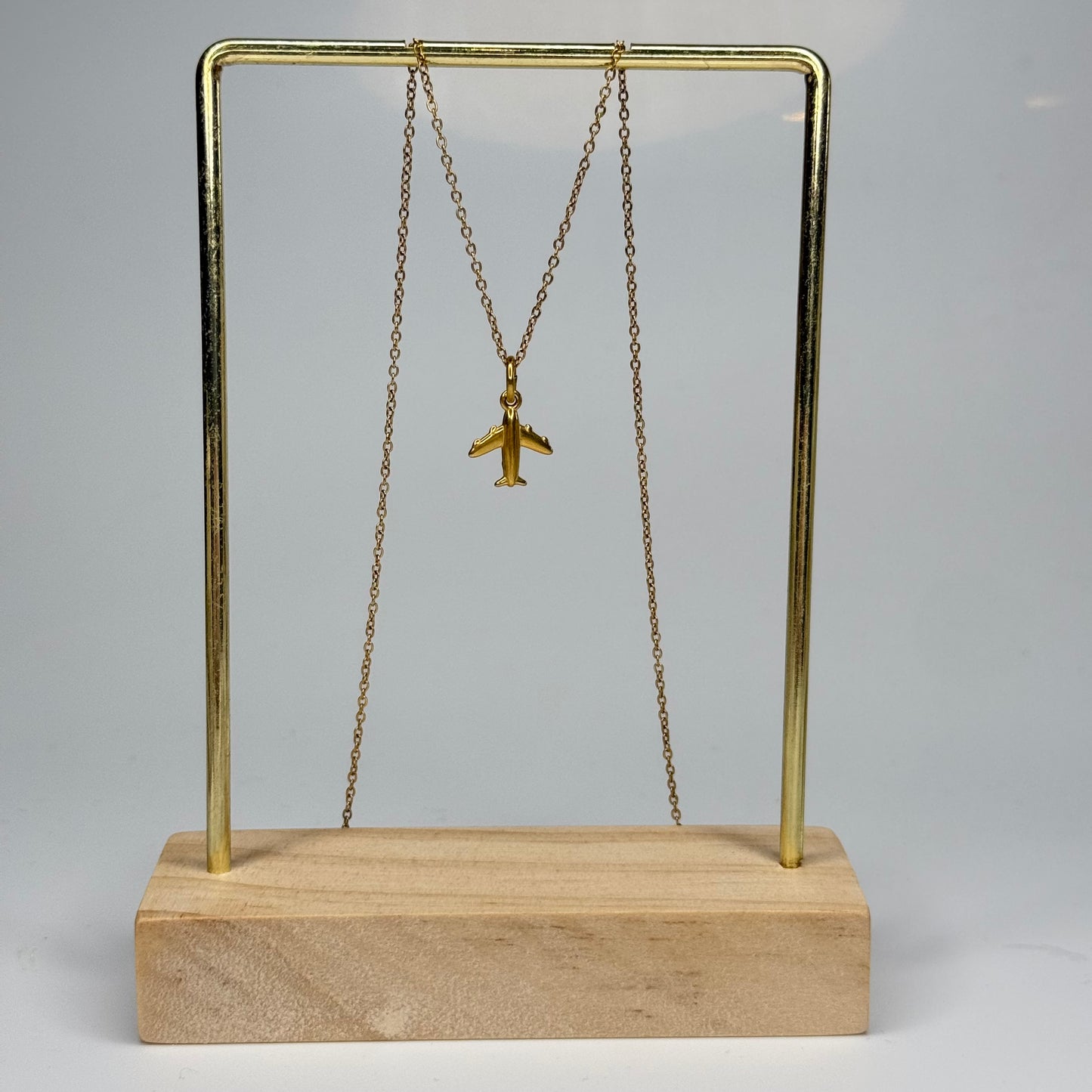 Golden Plane Pendant – Gold Plated - DEAL OF THE DAY