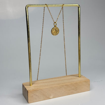 Compass Medallion Pendant – Gold Plated - DEAL OF THE DAY