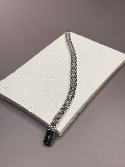 VVS1 Moissanite 7.5mm Baguette & Rounded Bracelet - DEAL OF THE DAY