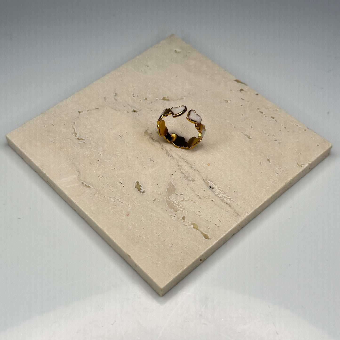 Pearl Heart Band - Gold Plated - DEAL OF THE DAY