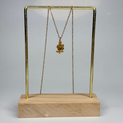 Golden Rose Pendant – Gold Plated - DEAL OF THE DAY