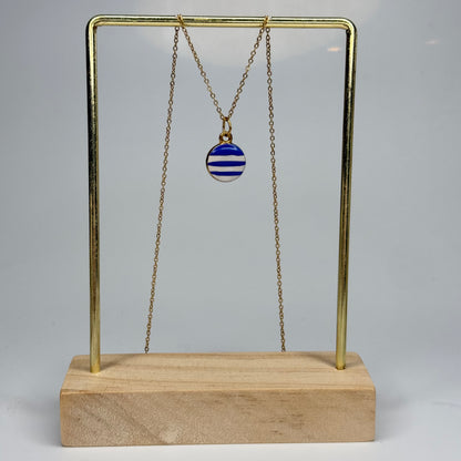 Gemstone Lollipop Pendant – Gold Plated - DEAL OF THE DAY