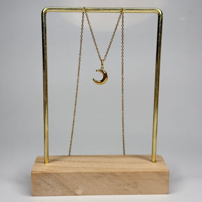 Half Moon Charm – Gold Plated - DEAL OF THE DAY