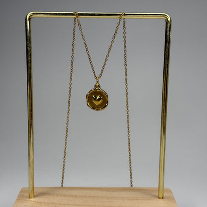 Heart Stamp Pendant – Gold Plated - DEAL OF THE DAY