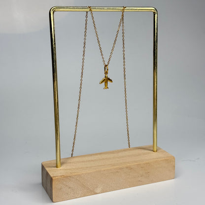 Golden Plane Pendant – Gold Plated - DEAL OF THE DAY