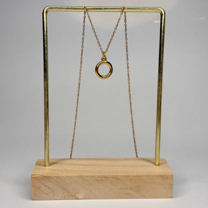 Classic Ring Pendant – Gold Plated - DEAL OF THE DAY