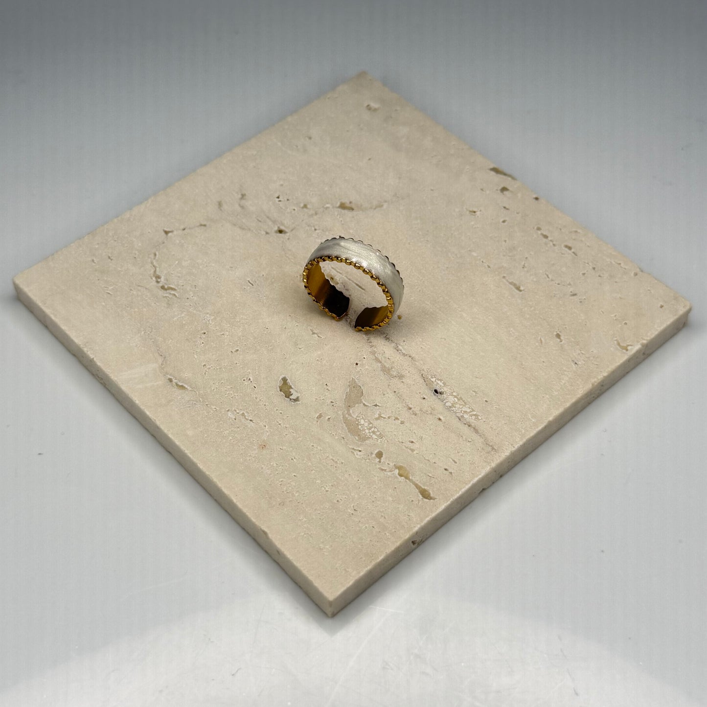 Pearl Edge Ring - Gold Plated - DEAL OF THE DAY