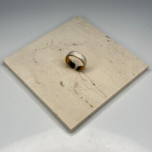 Pearl Edge Ring - Gold Plated - DEAL OF THE DAY