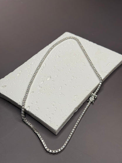 VVS1 Moissanite 2mm Tennis Chain - DEAL OF THE DAY