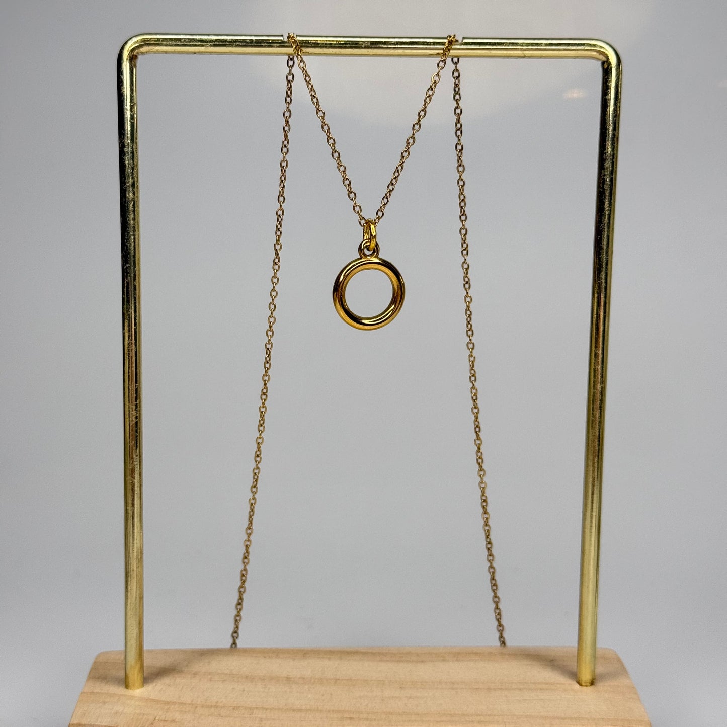 Classic Ring Pendant – Gold Plated - DEAL OF THE DAY