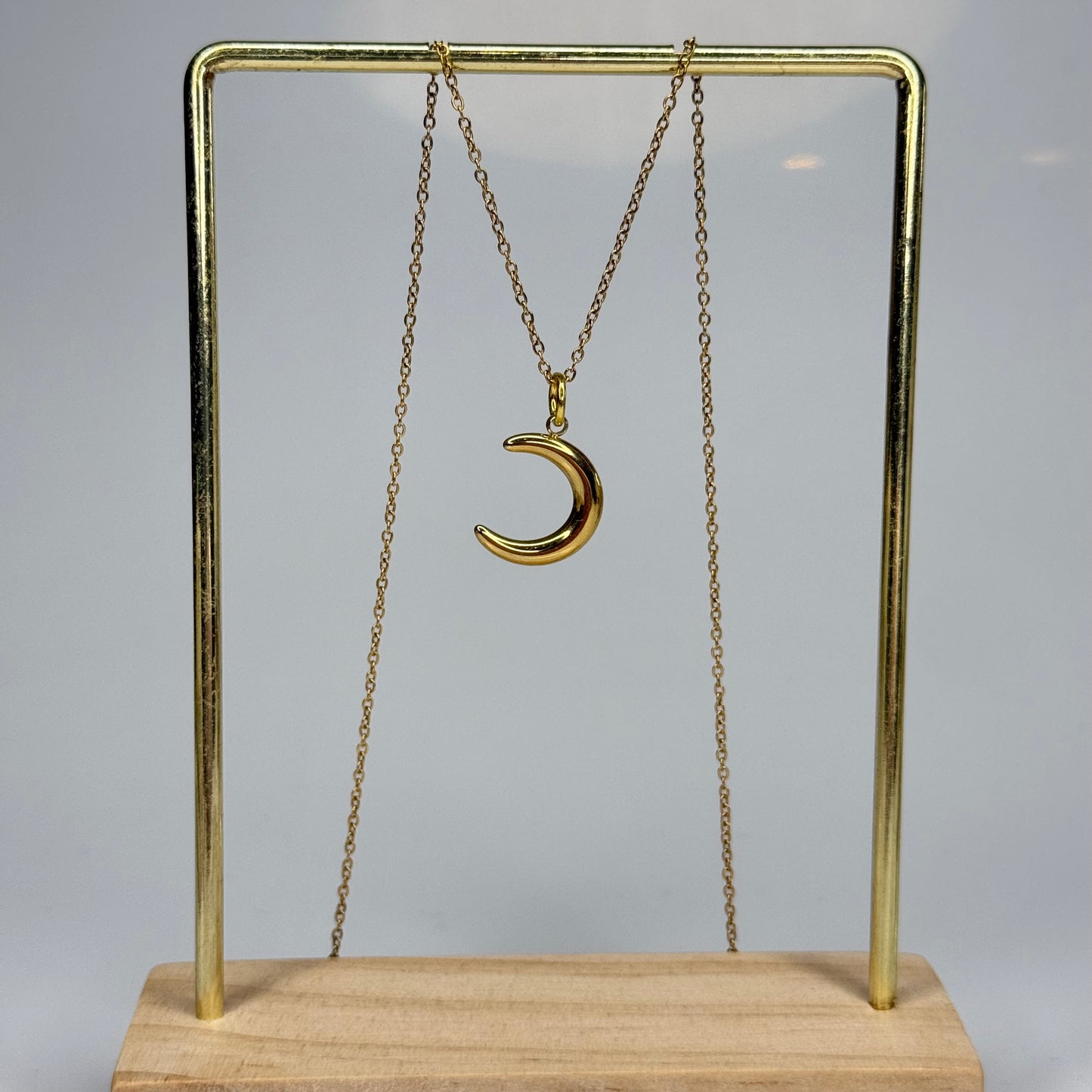 Moonlight Curve Pendant – Gold Plated - DEAL OF THE DAY