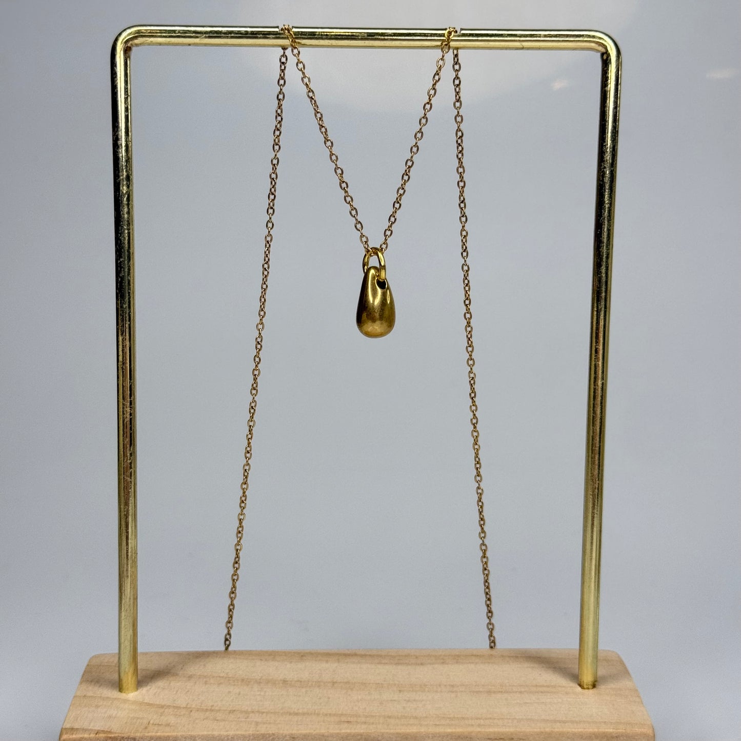 Golden Teardrop Pendant – Gold Plated - DEAL OF THE DAY