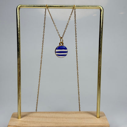 Gemstone Lollipop Pendant – Gold Plated - DEAL OF THE DAY