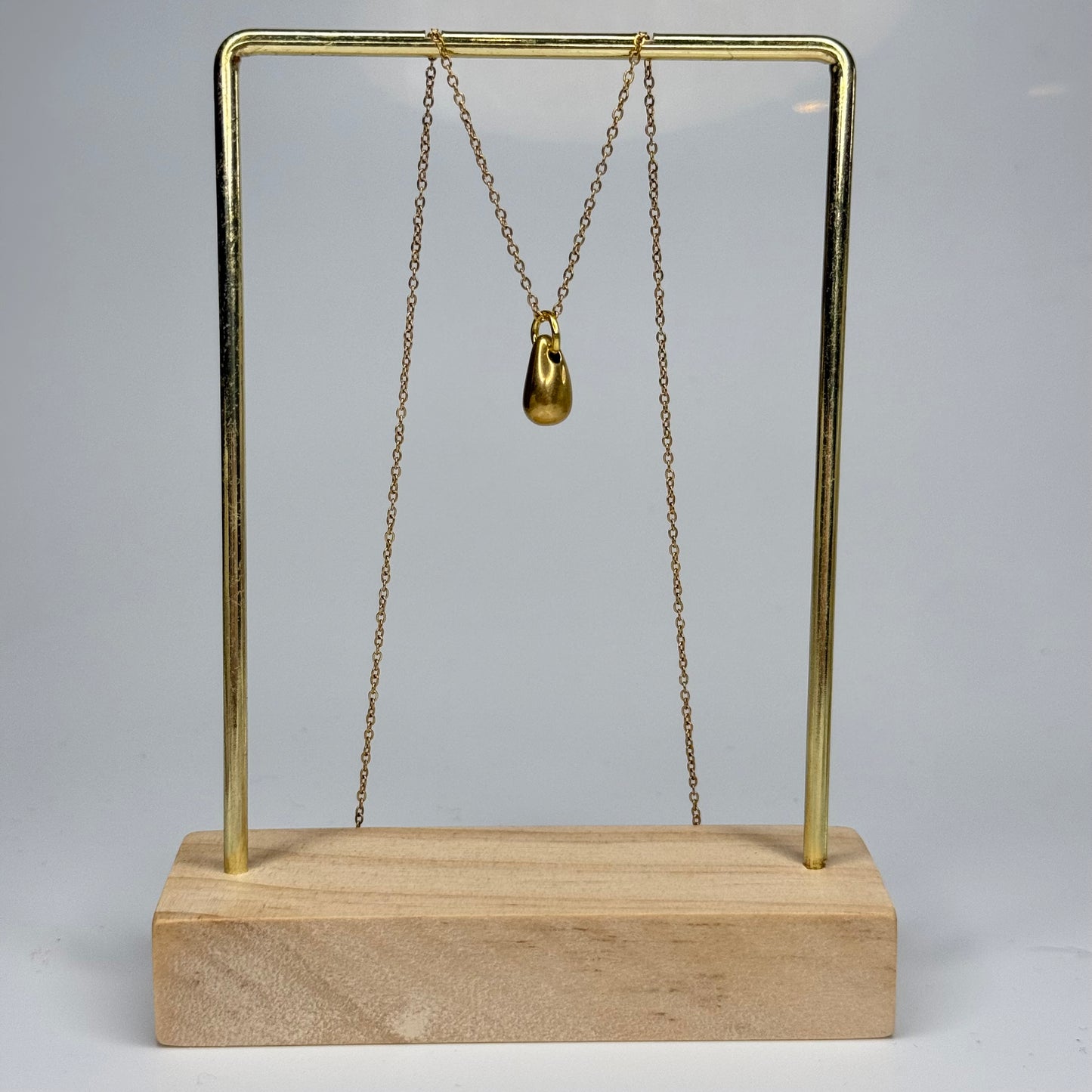 Golden Teardrop Pendant – Gold Plated - DEAL OF THE DAY