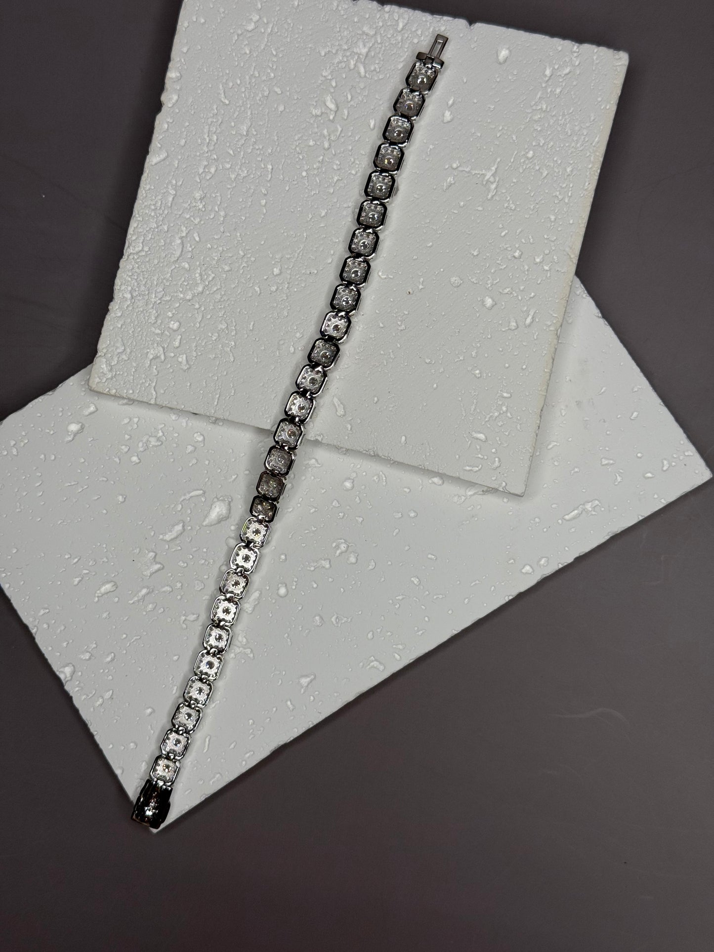 VVS1 Moissanite 6mm Halo Tennis Bracelet - DEAL OF THE DAY