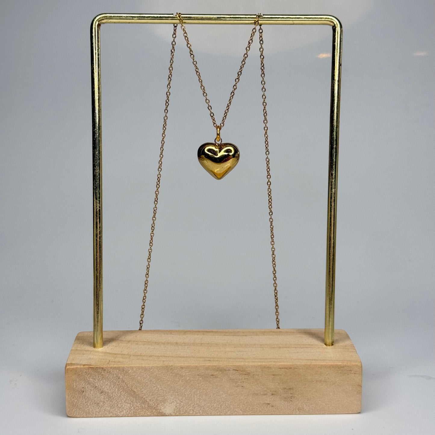 Glossy Love Pendant – Gold Plated - DEAL OF THE DAY