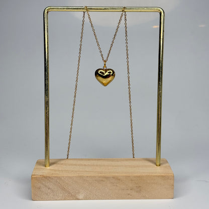 Glossy Love Pendant – Gold Plated - DEAL OF THE DAY